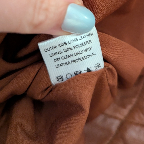 ABLE Maha Leather Jacket in Whiskey - Picture 7 of 10